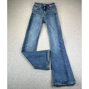 Bootcut Zara Flare Leg Dress Jeans Women Size 0(20X30) high rise, medium wash